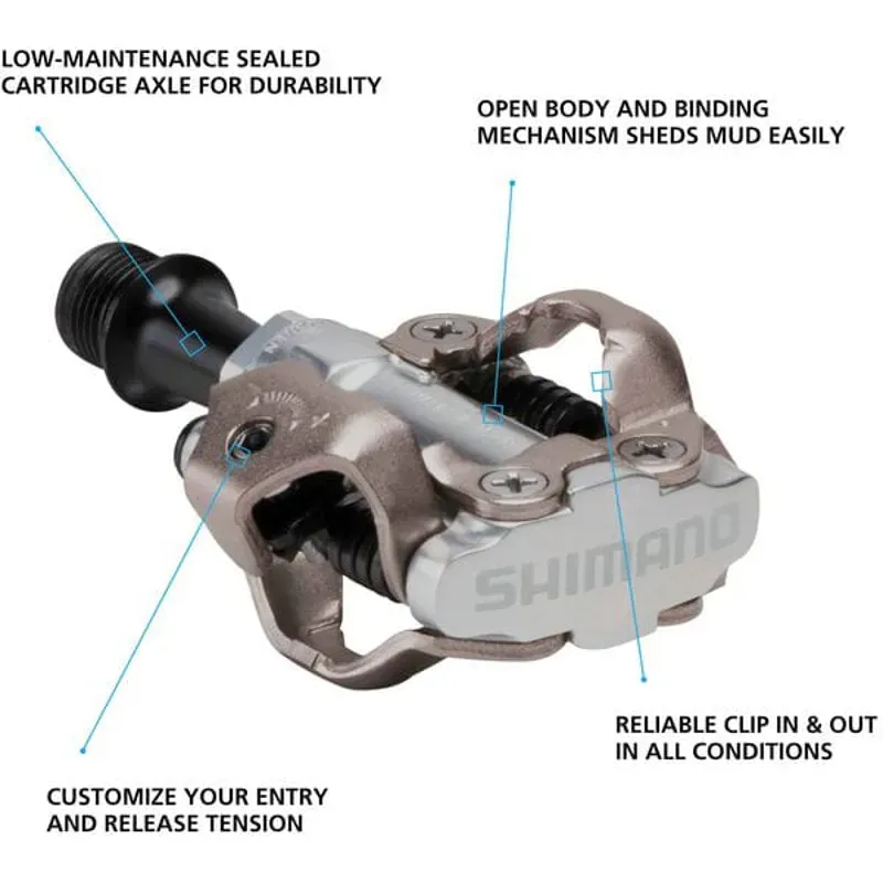 Shimano M540 SPD MTB Pedals-1