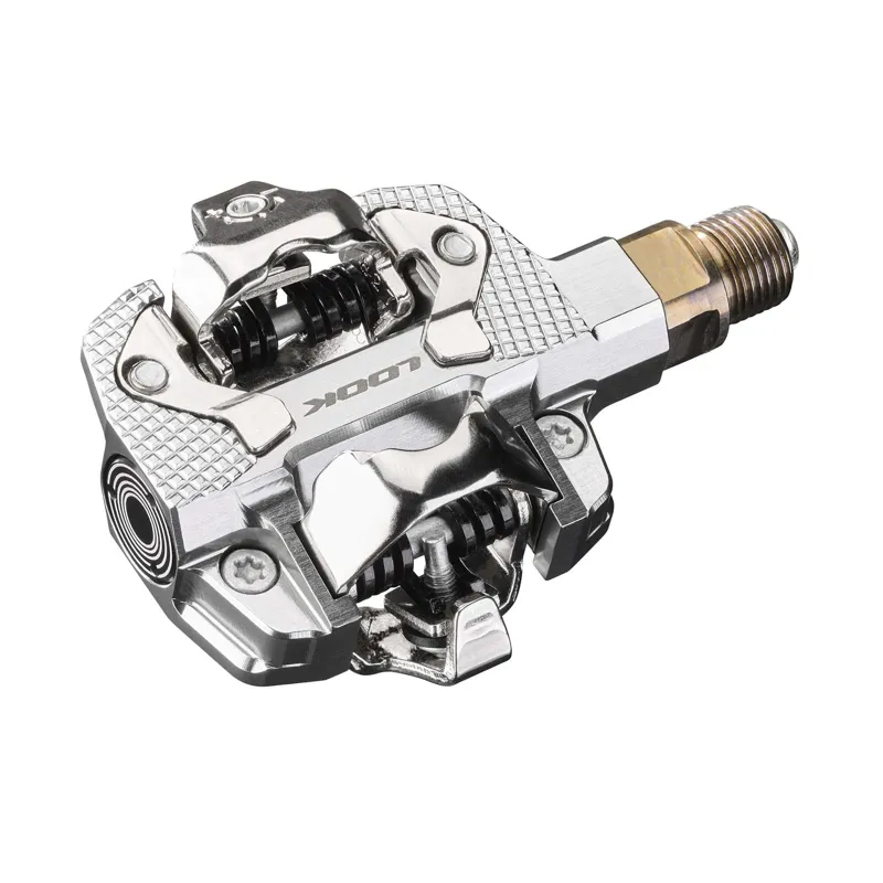 Look X-Track Power Dual Sided Powermeter Pedals in Silver-2