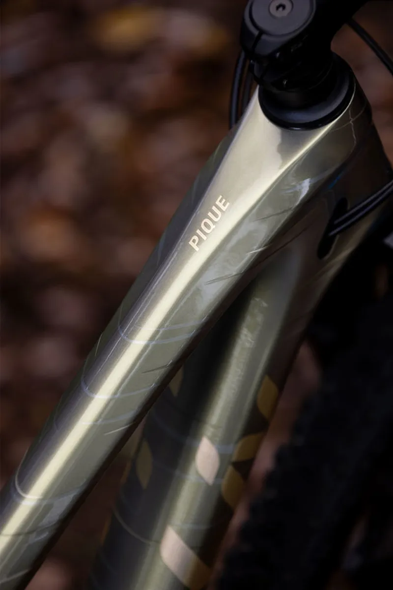 Liv Pique Advanced 29 2 Full Suspension Mountain Bike 2024 in Golden Haze/Carbon/Chrome-6