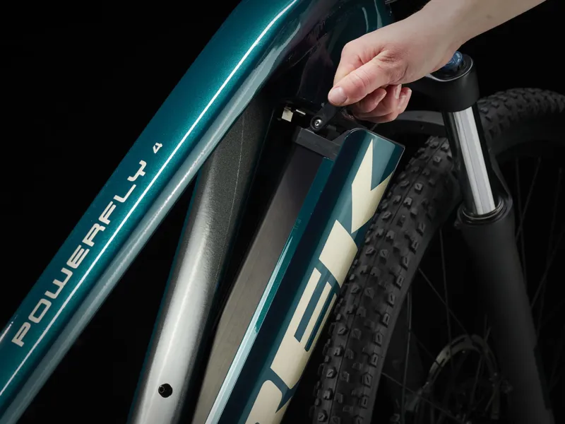 Trek Powerfly 4 625Wh Electric Hardtail Mountain Bike 2025 in Dark Aquatic/Black-4