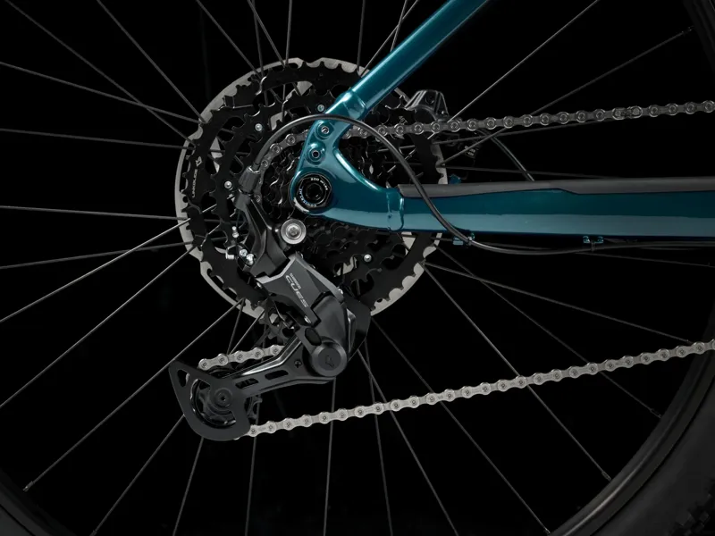 Trek Powerfly 4 625Wh Electric Hardtail Mountain Bike 2025 in Dark Aquatic/Black-7