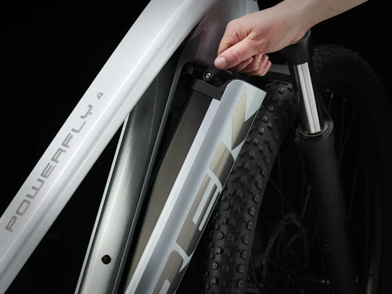 Trek Powerfly 4 625Wh Electric Hardtail Mountain Bike 2024 in Grey Pearl/Lithium Grey-4