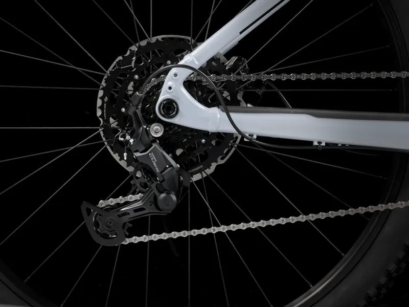 Trek Powerfly 4 625Wh Electric Hardtail Mountain Bike 2024 in Grey Pearl/Lithium Grey-7