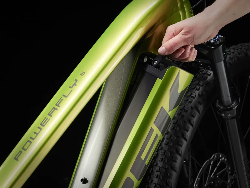 Trek Powerfly 5 Electric Hardtail Mountain Bike 2024 in Power Surge/Mercury-4