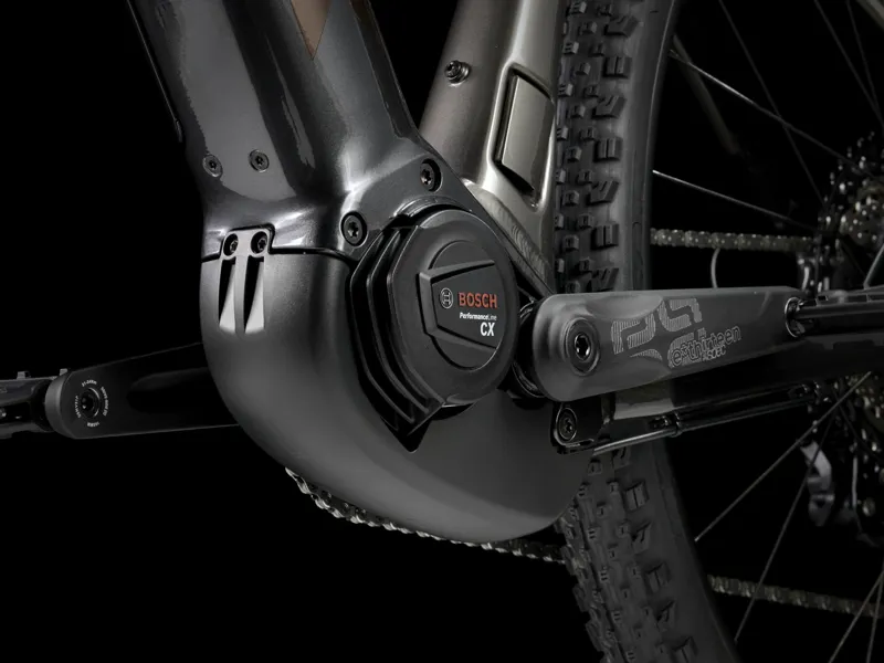 Trek Powerfly 7 Electric Hardtail Mountain Bike 2024 in Dnister Black/Mercury -9