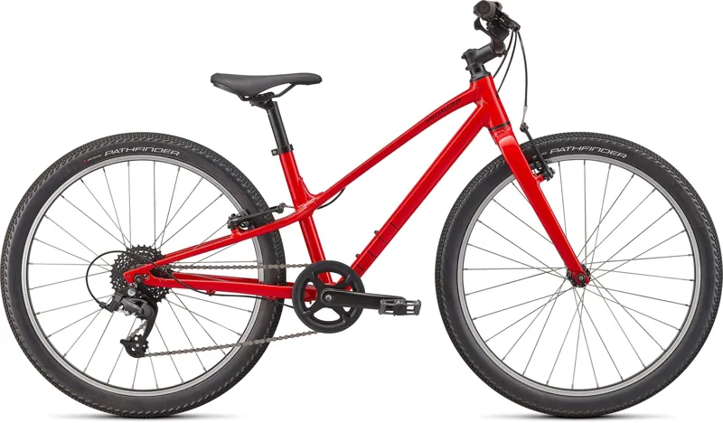 ONE OFF Specialized Jett 24 inch Kids Bike 2023 in Fluorescent Red and Black