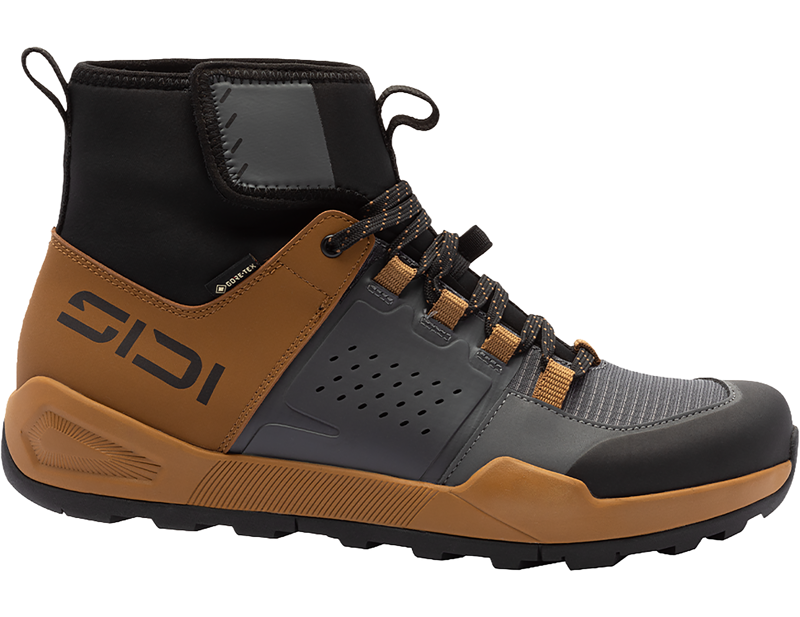 Balfes Bikes Sidi Atomus Mid GTX Shoes in Harvest/Grey | Free postage over £30, £10 off first order, price match & 0% finance.