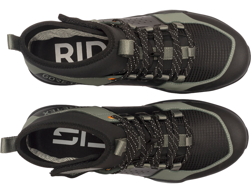 Sidi Atomus Mid GTX Shoes in Mulled Green/Black-2