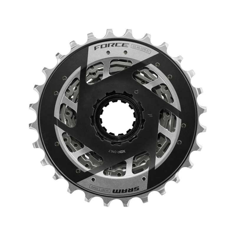 SRAM Force E1 CASSETTE XG-1270 in Silver-2