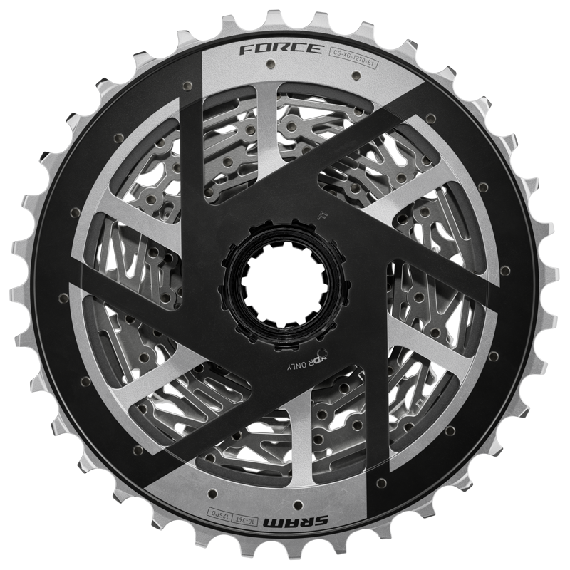 SRAM Force E1 CASSETTE XG-1270 in Silver-8