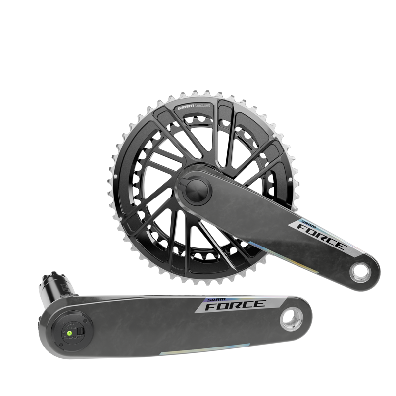SRAM FORCE E1 DUB Power Crankset in Black-1