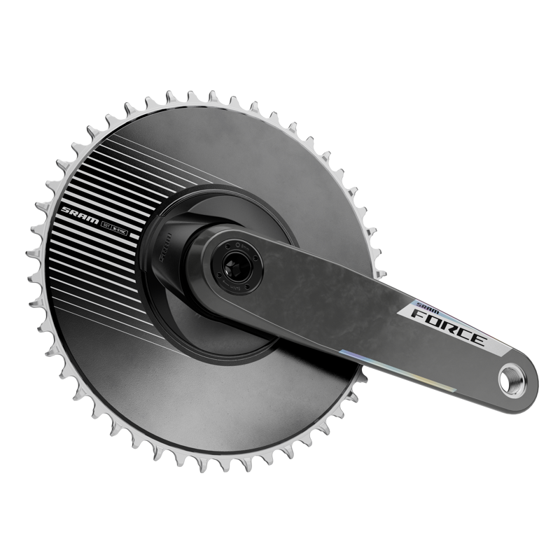 SRAM FORCE 1X E1 Aero CRANKSET in Black-1
