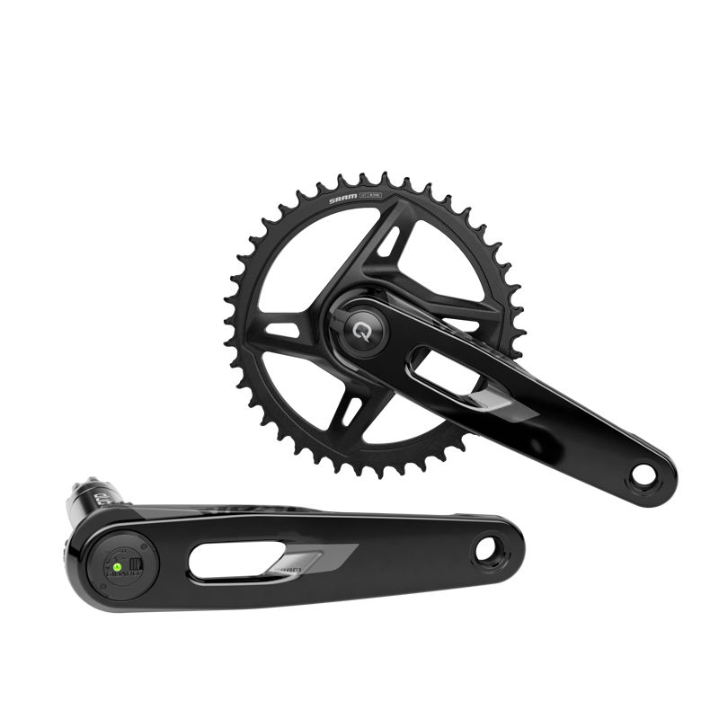 SRAM Crankset w/Power meter spindle RIVAL AXS 1x XPLR DUB WIDE E1 - Direct Mount 42T in Black-1