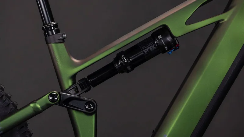 Cube Stereo Hybrid one44 Hpc Slx Evo 800 Electric Full Suspension Mountain Bike 2026 in Stellar/Grey-4