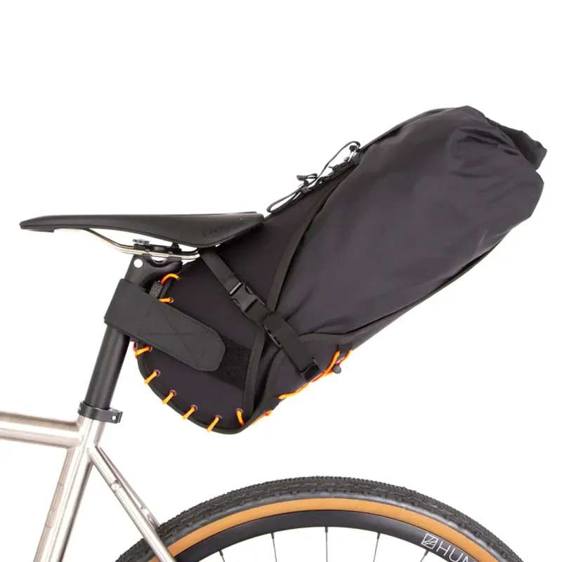 Ex Display Restrap Saddle Bag 14L in Black/Orange-2