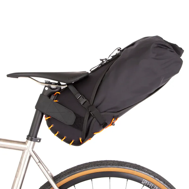 Restrap Saddle Bag 14L in Black/Orange-2