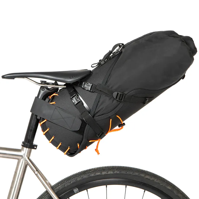 Restrap Saddle Bag 18L in Black/Orange-2