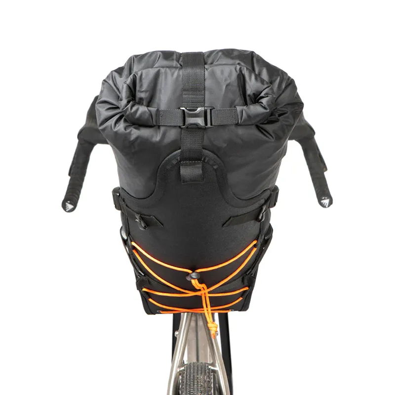 Restrap Saddle Bag 18L in Black/Orange-1