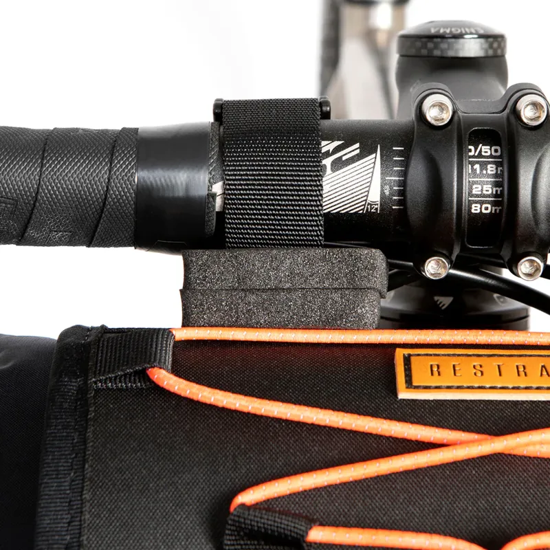 Restrap Bar Bag Small 14L in Black/Orange-5