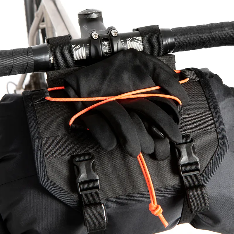 Restrap Bar Bag Small 14L in Black/Orange-6