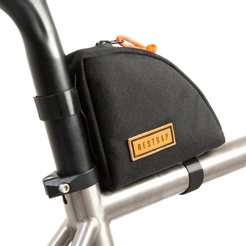 Restrap Rear Top Tube 0.8L Bag in Black-4