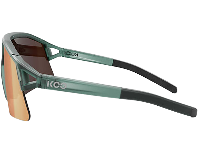 Koo Hype Sunglasses in Green Glass Matt/Copper Mirror-2