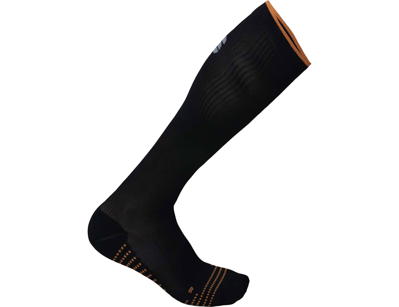 Balfes Bikes Sportful Recovery Socks in Black/Orange SDR | Free postage over £30, £10 off first order, price match & 0% finance.