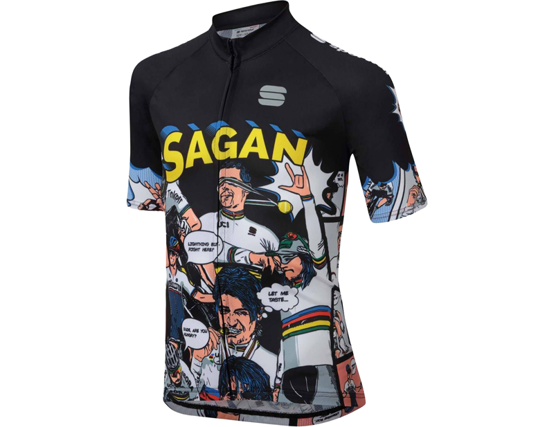 Balfes Bikes Sportful Super Peter Jersey in Black | Free postage over £30, £10 off first order, price match & 0% finance.