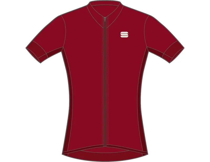 Balfes Bikes Sportful Monocrom Women's Jersey in Red Rumba | Free postage over £30, £10 off first order, price match & 0% finance.