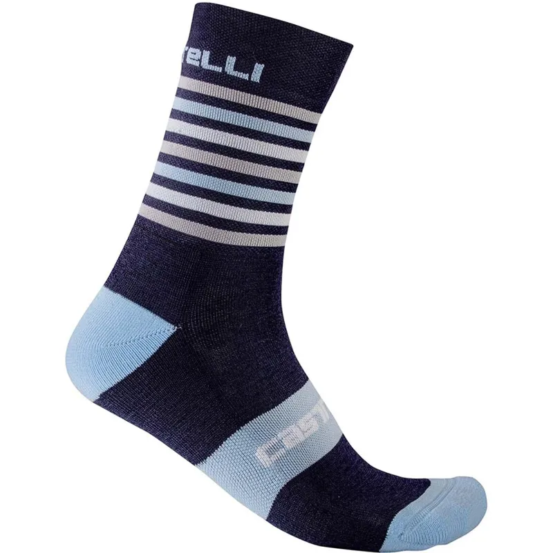 Castelli Gregge 15 Socks in Savile Blue/Dusk Blue XXL