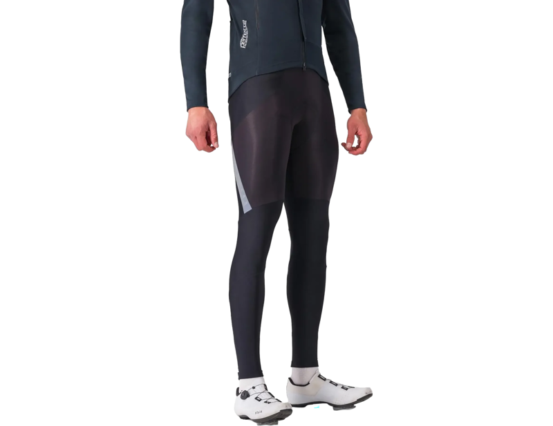 Balfes Bikes Castelli Sorpasso RoS Bib Tights in Black/Silver Reflex | Free postage over £30, £10 off first order, price match & 0% finance.