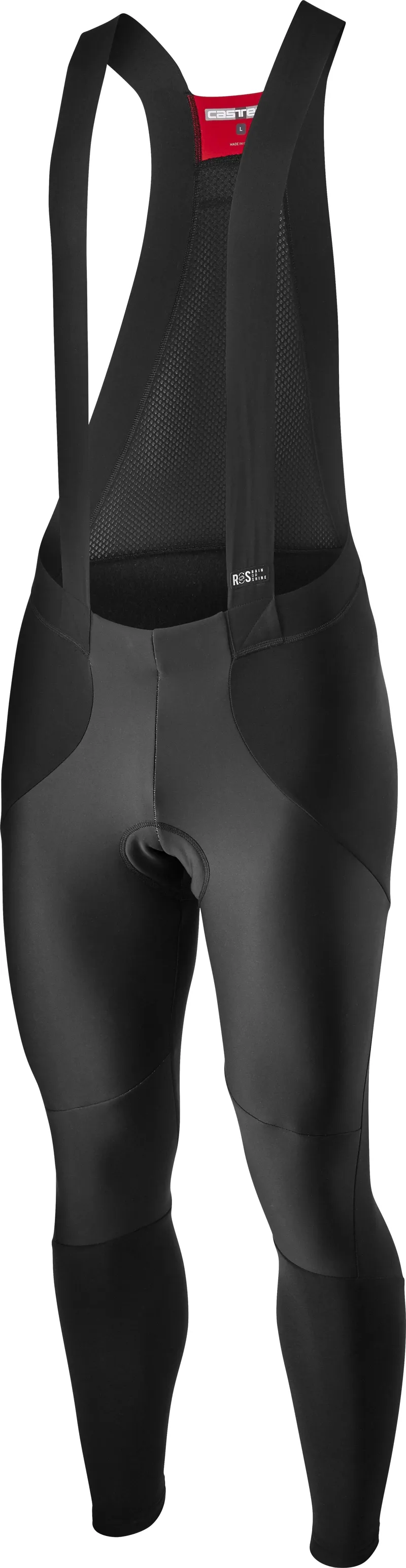 Castelli Sorpasso RoS Wind Bibtights in Black