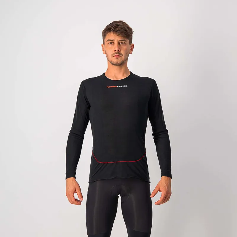 Castelli Prosecco Tech Long Sleeve Base Layer in Black-1