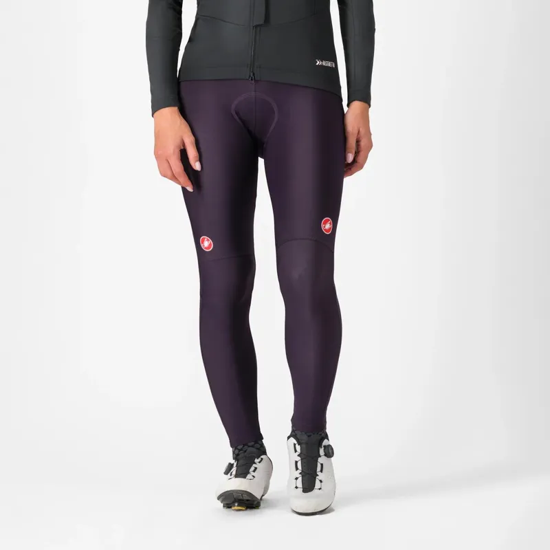 Balfes Bikes Castelli Sorpasso RoS Women's Bib Tights in Night Shade/Silver Reflex | Free postage over £30, £10 off first order, price match & 0% finance.