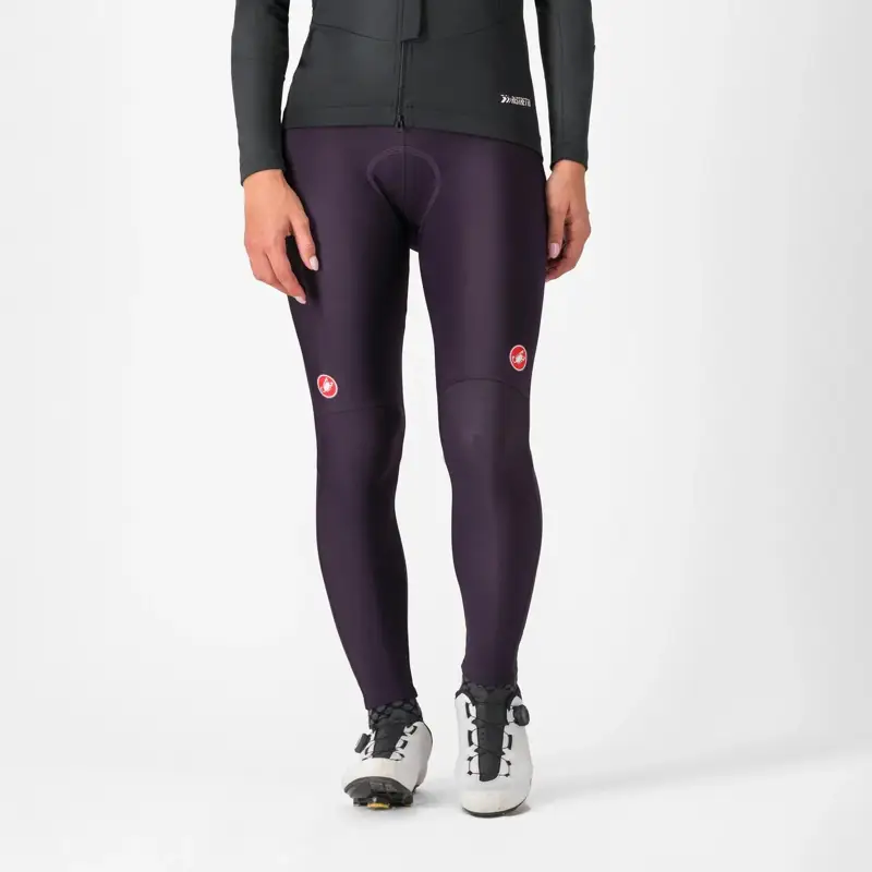 Balfes Bikes Castelli Sorpasso RoS Women's Bib Tights in Night Shade/Silver Reflex | Free postage over £30, £10 off first order, price match & 0% finance.