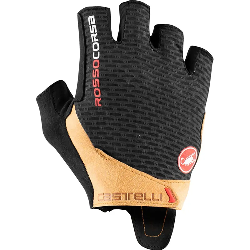 Castelli Rosso Corsa Pro V Mitts in Black