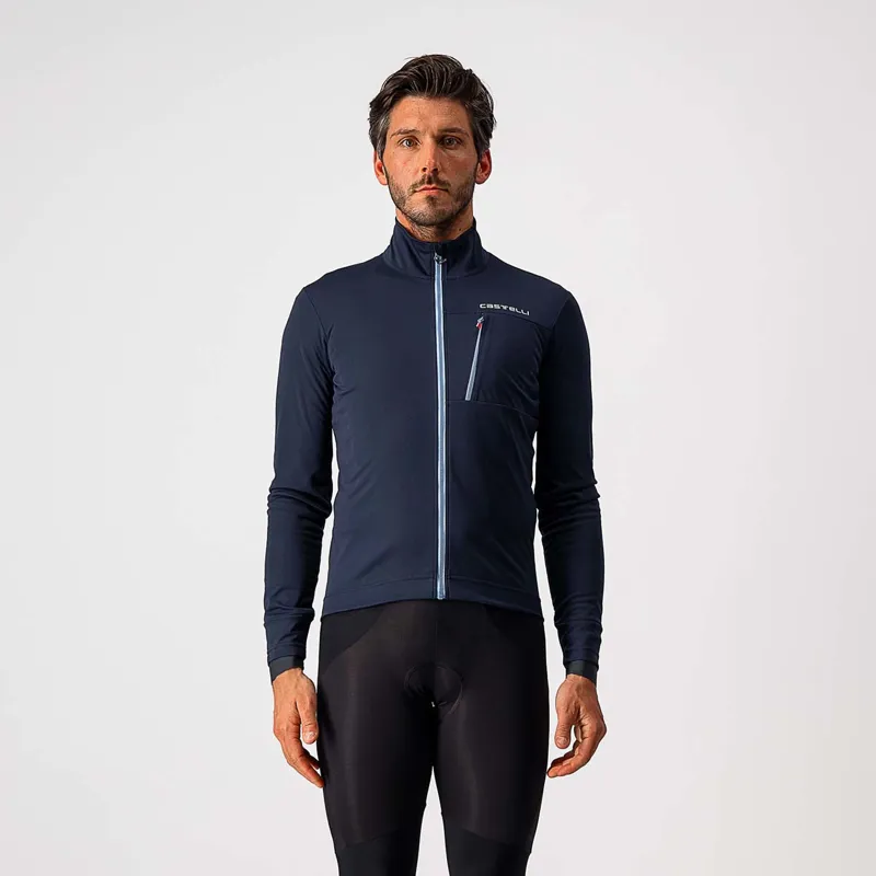 Castelli Go Jacket in Savile Blue-1