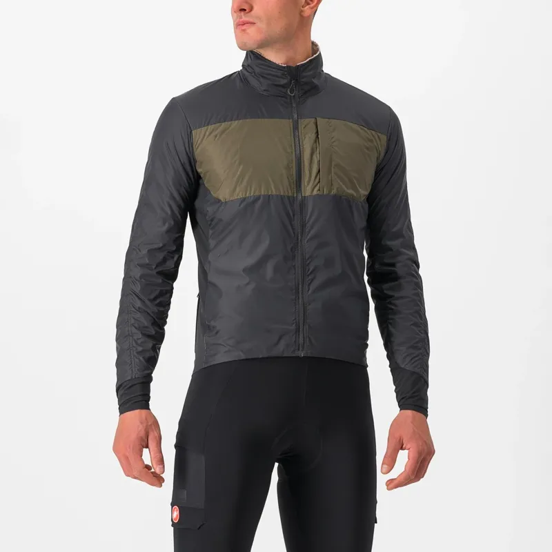 Castelli Unlimited Puffy Jacket in Black/Tarmac