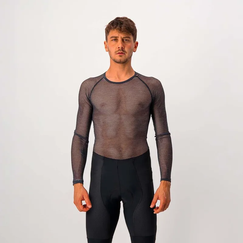 Castelli Miracolo Wool Long Sleeve Base Layer in Grey