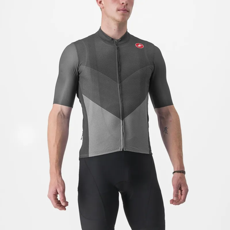 Castelli Endurance Pro 2 Short Sleeve Jersey in Dark Grey