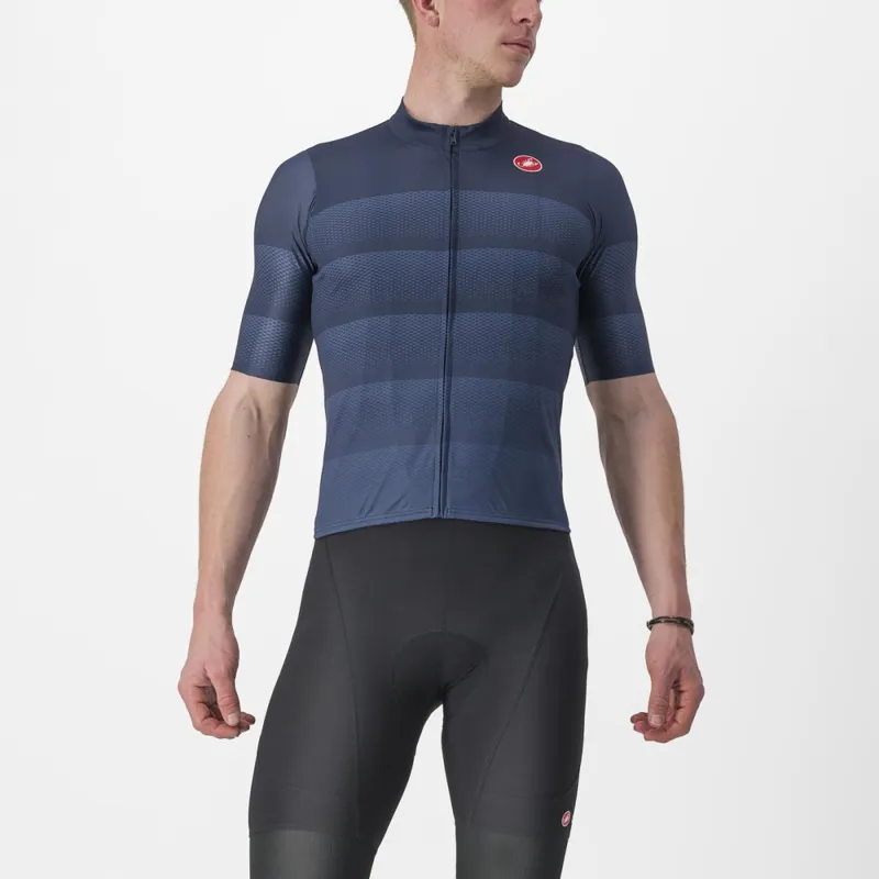 Castelli Livelli Short Sleeve Jersey in Belgian Blue