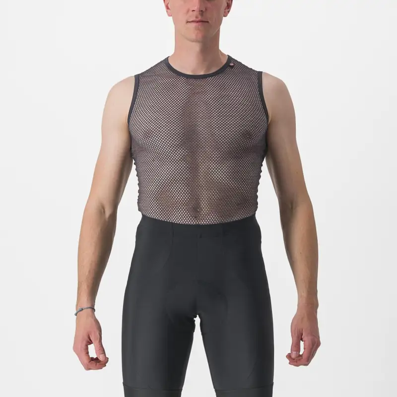 Balfes Bikes Castelli Miracolo Wool Sleeveless Base Layer in Grey | Free postage over £30, £10 off first order, price match & 0% finance.