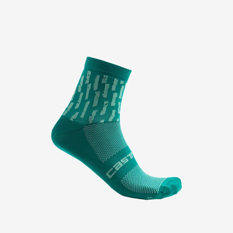 Castelli Aero Pro Women's 9 Socks in Quetzal Green
