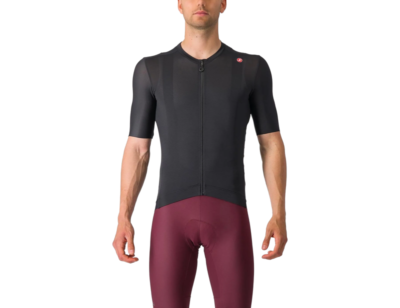 Castelli Espresso Short Sleeve Jersey in Black/Grey