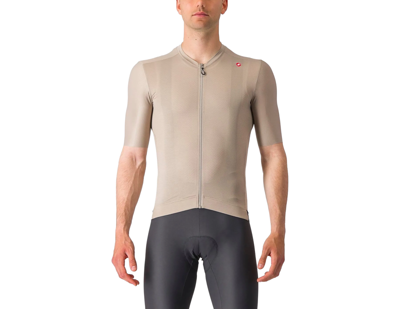 Castelli Espresso Short Sleeve Jersey in Clay/Black
