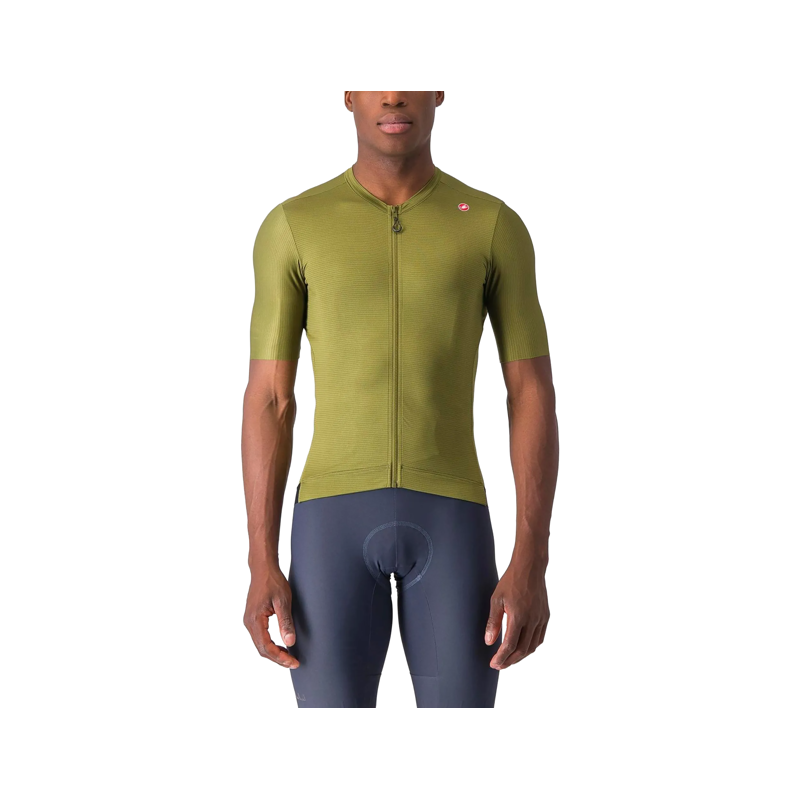 Balfes Bikes Castelli Espresso Short Sleeve Jersey in Sage/Electric Lime | Free postage over £30, £10 off first order, price match & 0% finance.