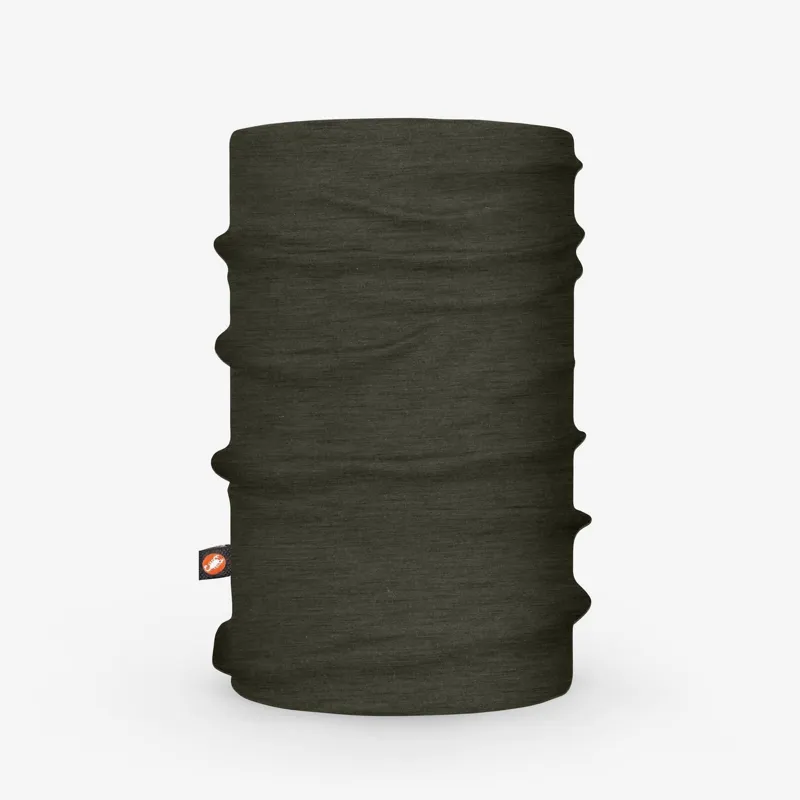 Castelli Merino Neckwarmer UNI in Military Green
