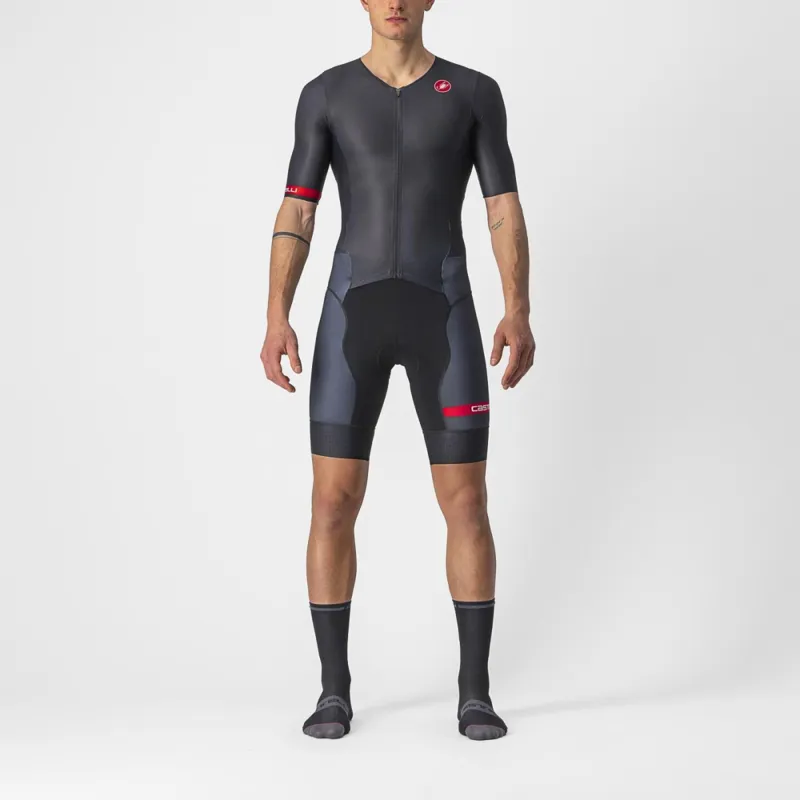 Castelli Free Sanremo 2 Short Sleeve Suit in Black