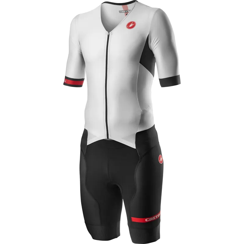 Castelli Free Sanremo 2 Short Sleeve Suit in White