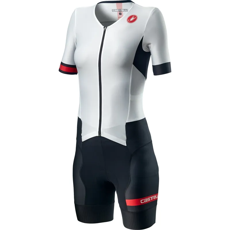 Castelli Free Sanremo 2 Short Sleeve Women's Suit in White